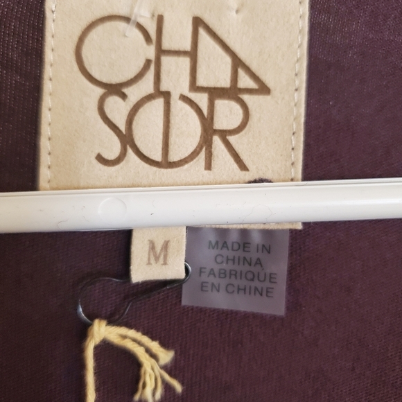 NWT Chaser boho wrap front style bellsleeve top - Picture 4 of 7